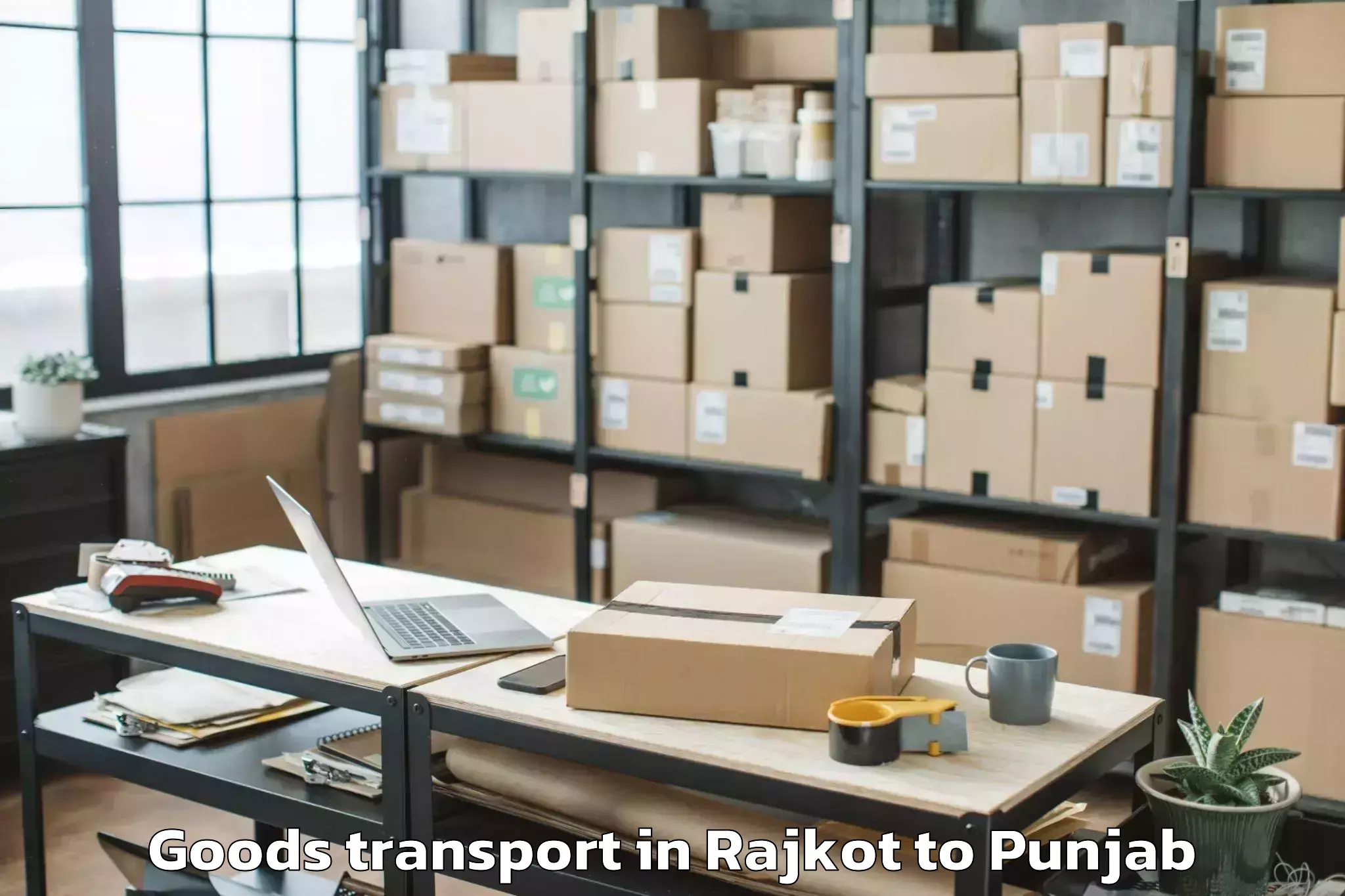 Trusted Rajkot to Zira Goods Transport